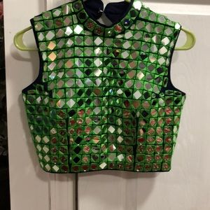 Mirror vest top